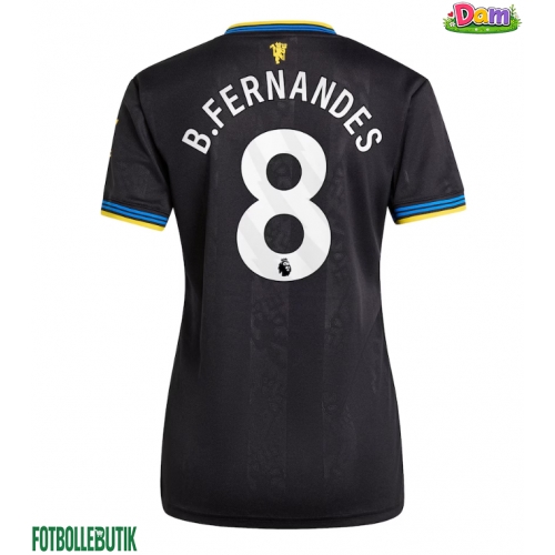 Manchester United Bruno Fernandes #8 Tredje Tröja Kvinnor 2025-26 Kortärmad